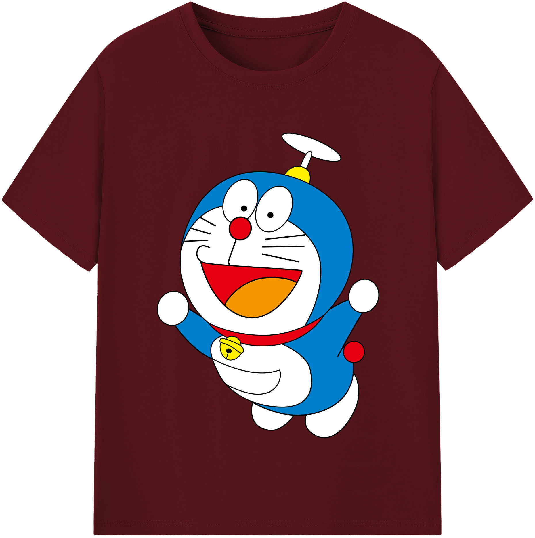 （画像用） ドラえもん Doraemon 綿100％半袖Tシャツ（フロントプリント）